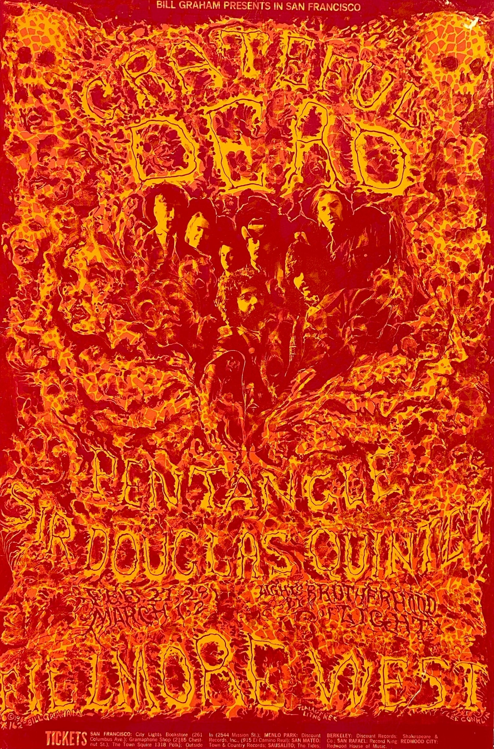 Grateful Dead- BG-162 - Authentic Vintage Poster