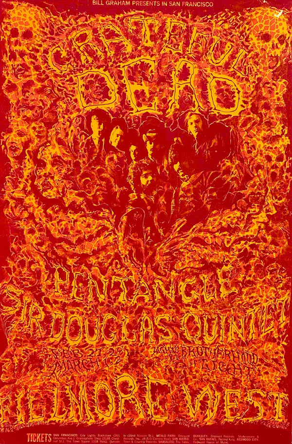 Grateful Dead- BG-162 - Authentic Vintage Poster