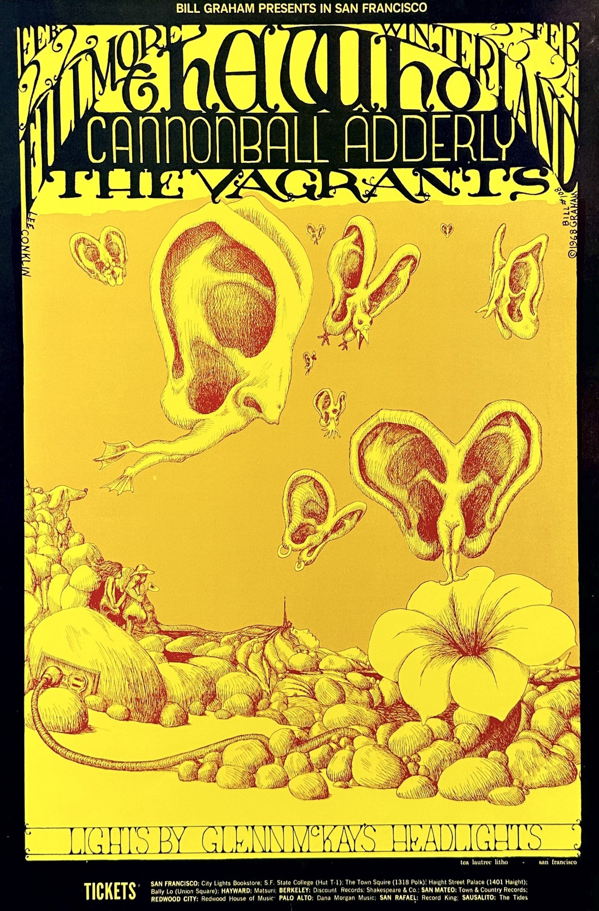 The Who, Cannonball Adderly- BG-108 - Authentic Vintage Poster