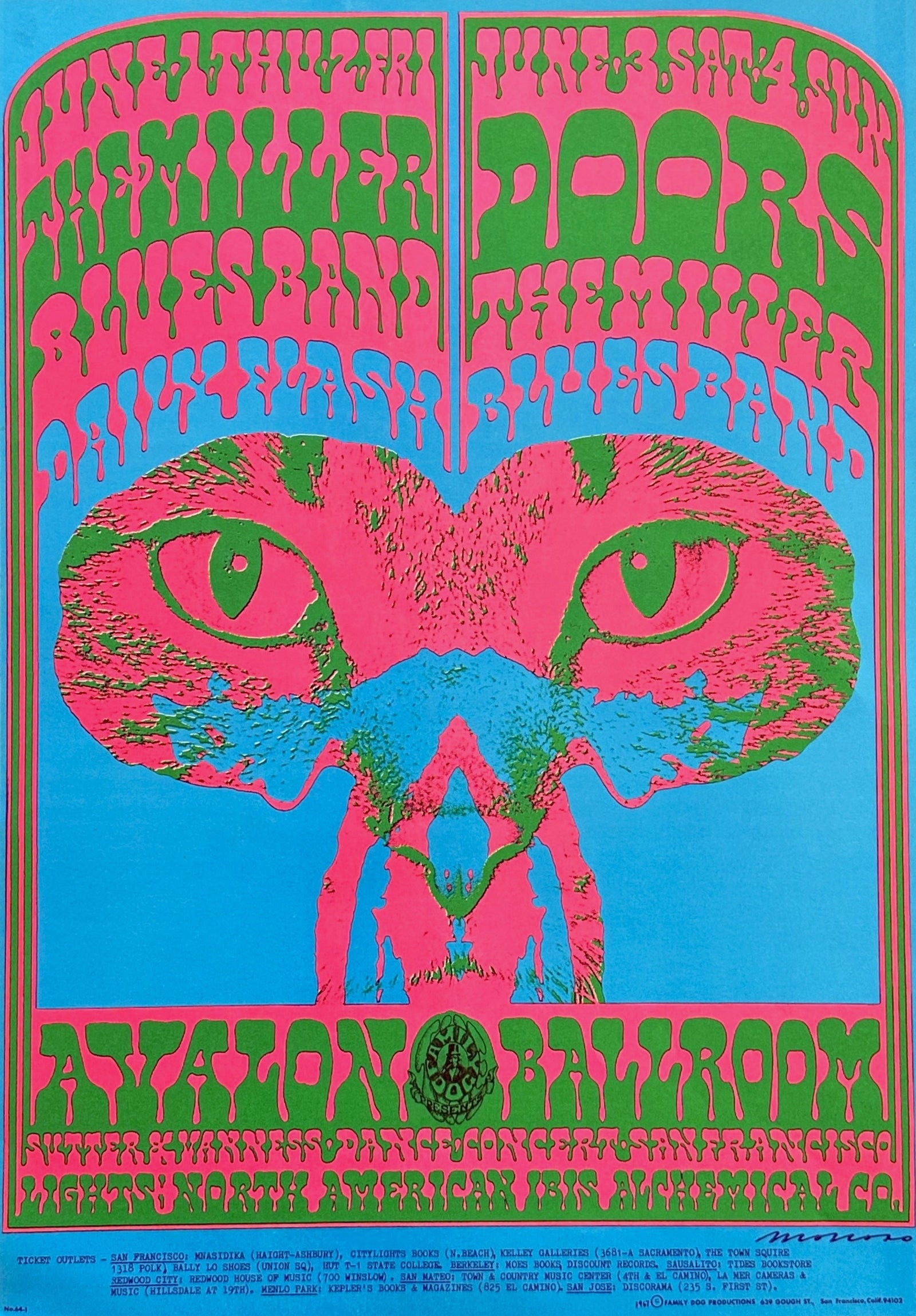The Doors- FD-64 - Authentic Vintage Poster