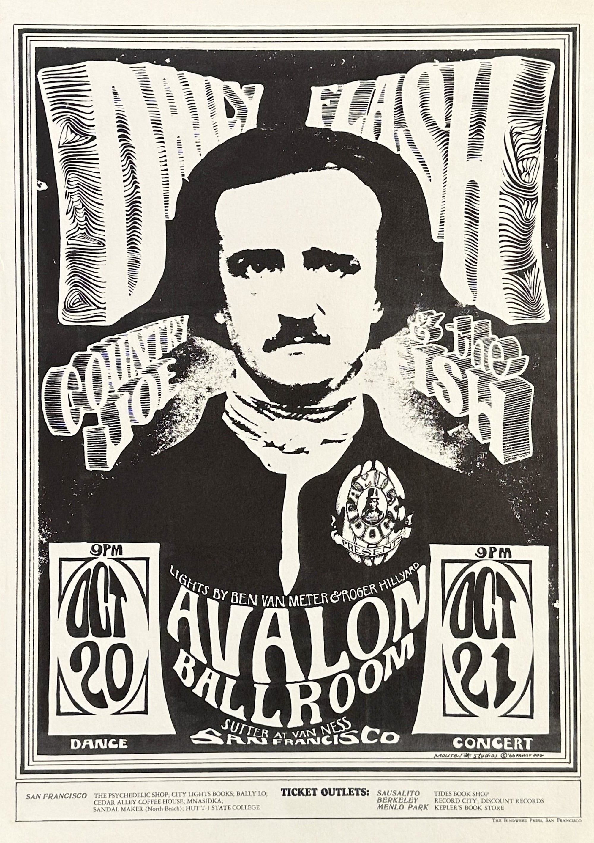 Daily Flash, Avalon Ballroom- FD-31 - Authentic Vintage Poster