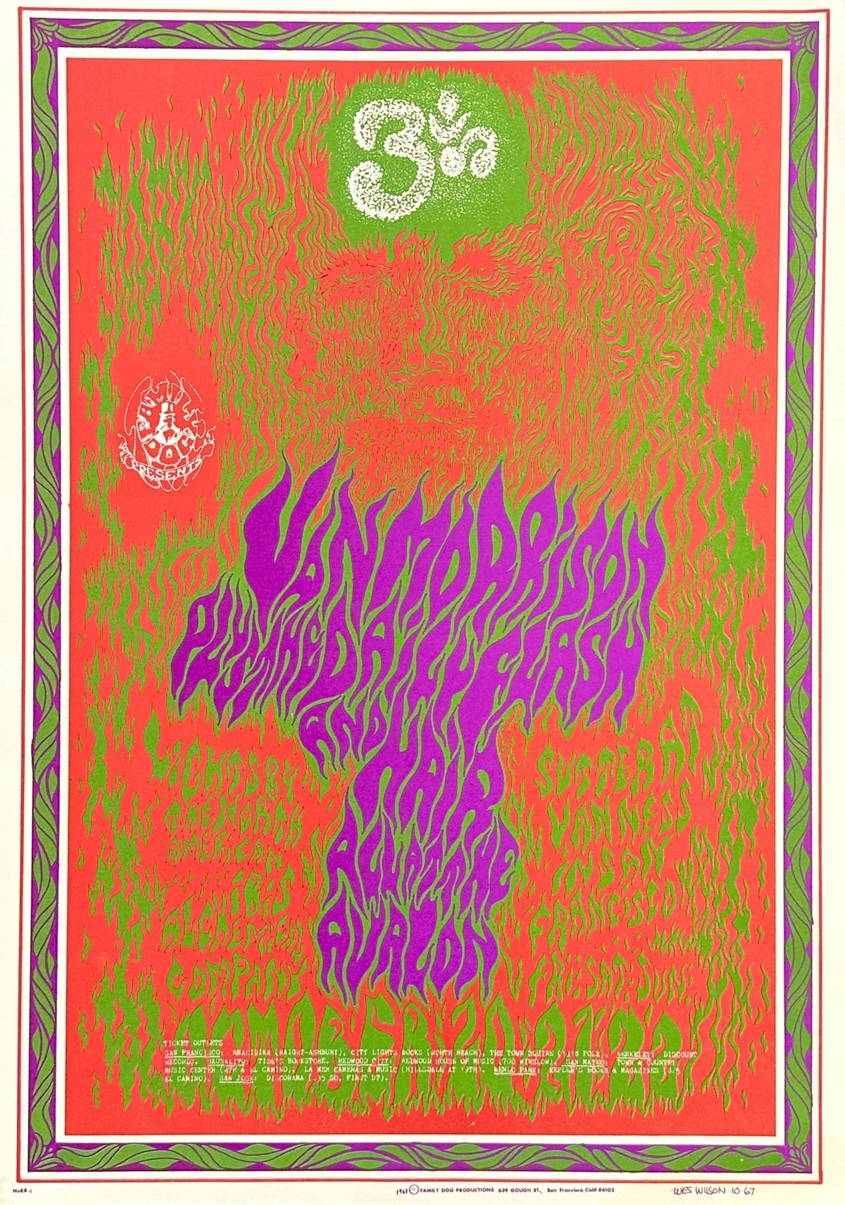 Van Morrison- FD-88 - Authentic Vintage Poster