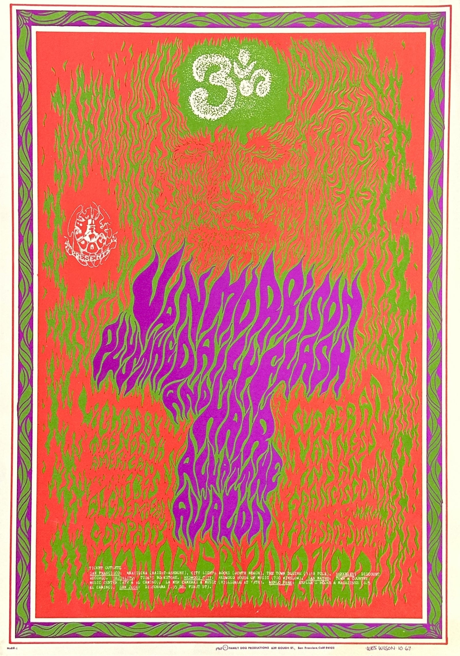 Van Morrison- FD-88 - Authentic Vintage Poster