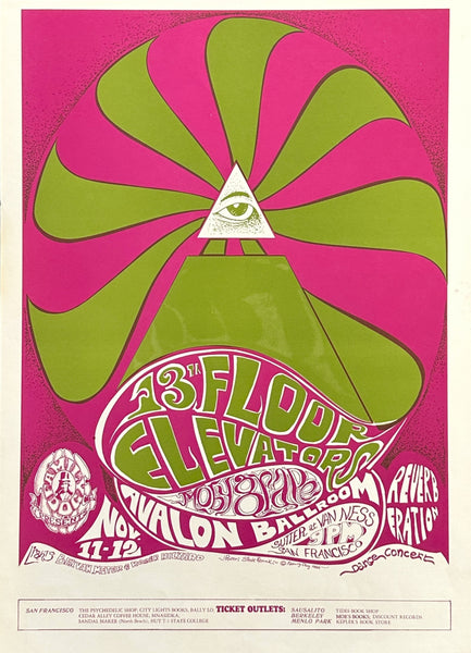 【5セット】13th Floor Elevators 13th Floor Elevators- FD-24, Original Concert Poster