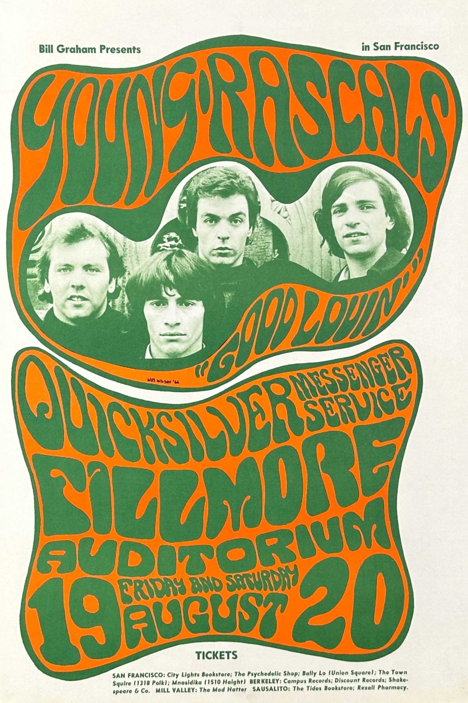 Young Rascals- BG-24 - Authentic Vintage Poster