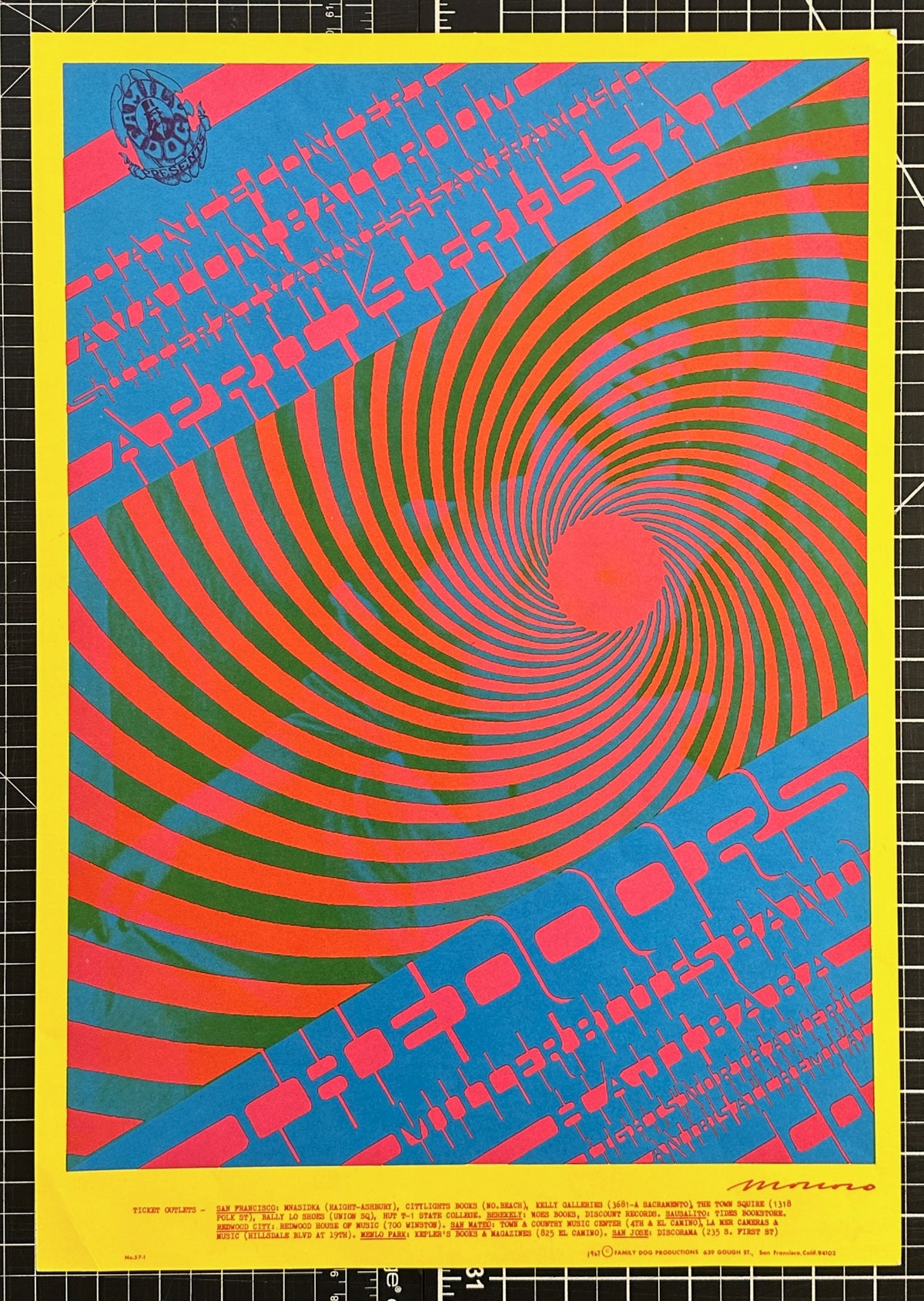 The Doors- FD-57 - Authentic Vintage Poster