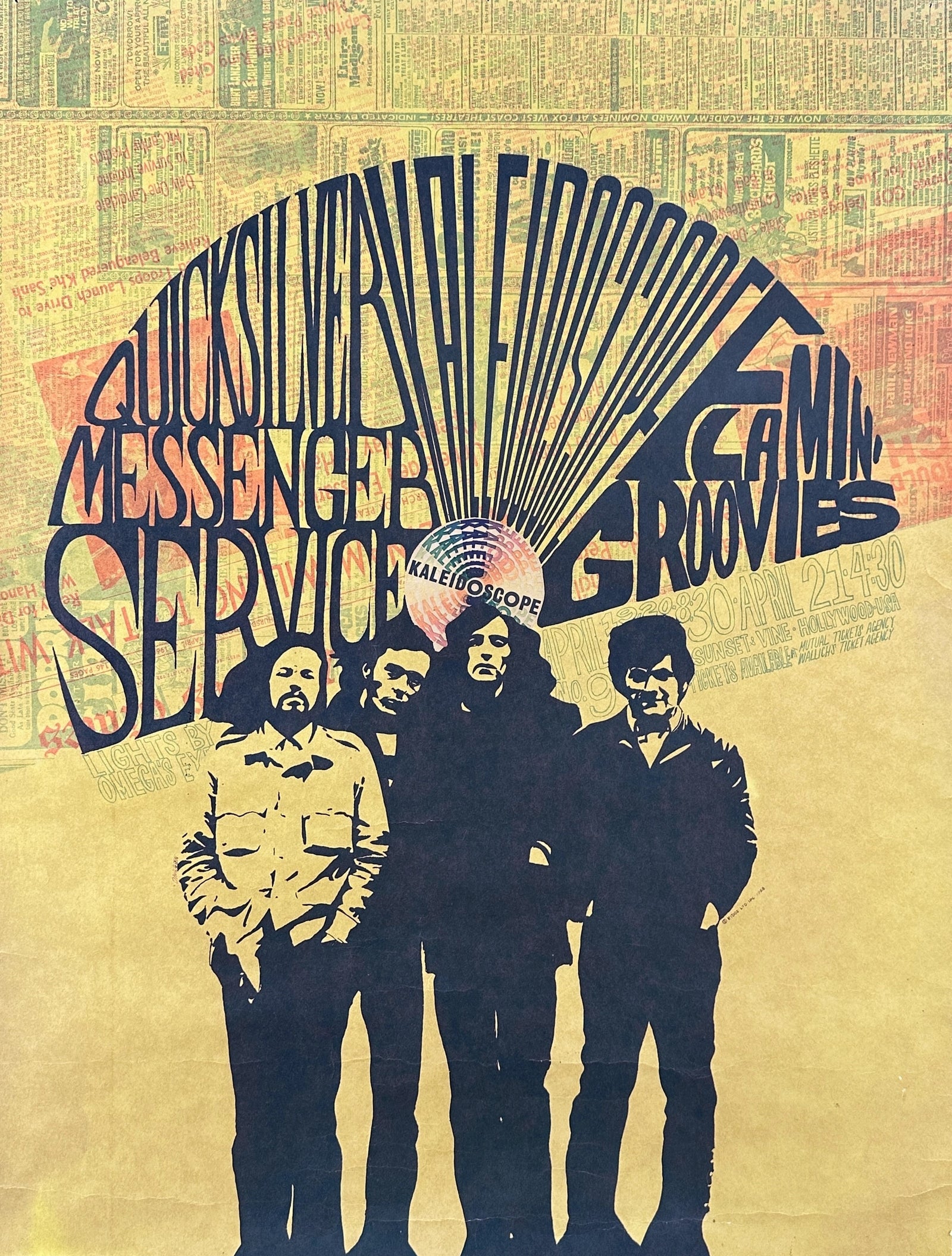 Quicksilver Messenger Service - Authentic Vintage Poster