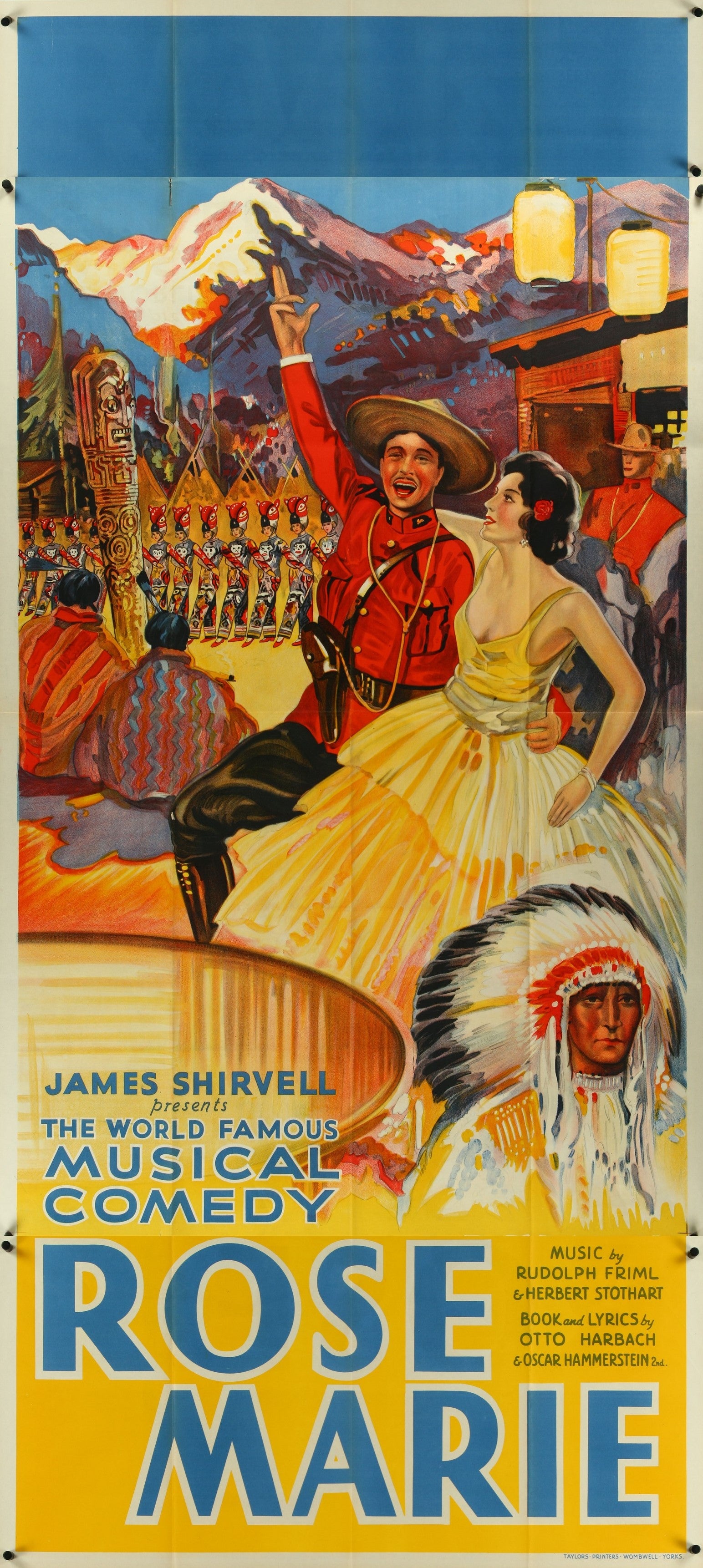 Rose Marie - Authentic Vintage Poster