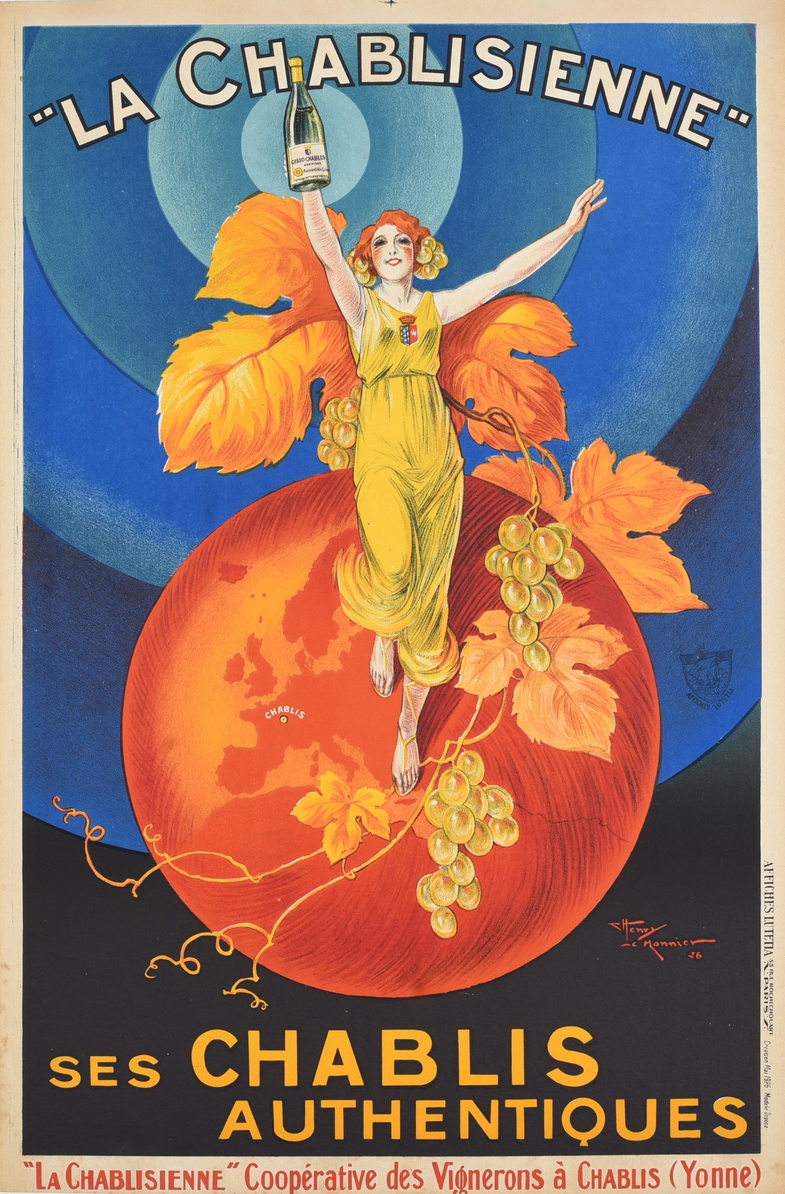 La Chablisienne - Authentic Vintage Poster