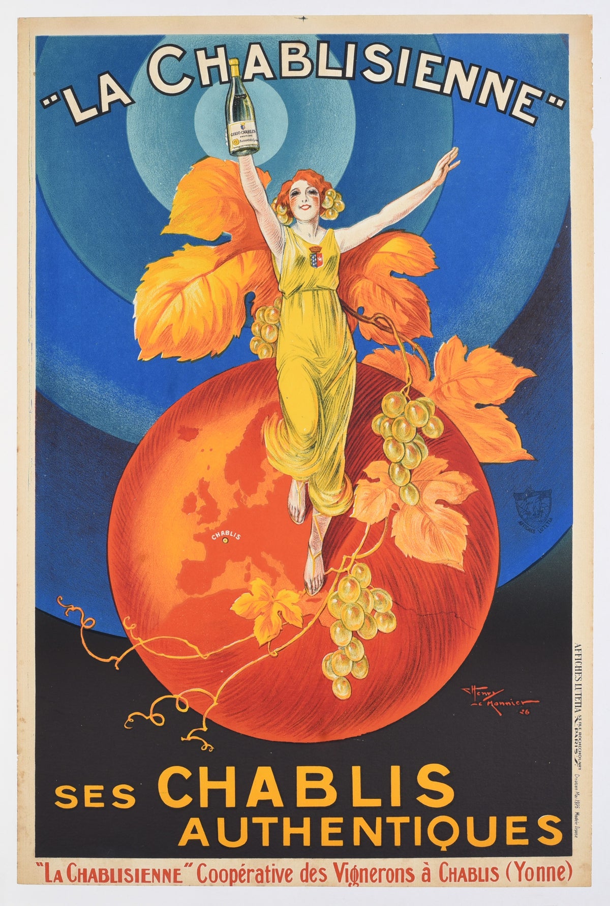 La Chablisienne - Authentic Vintage Poster