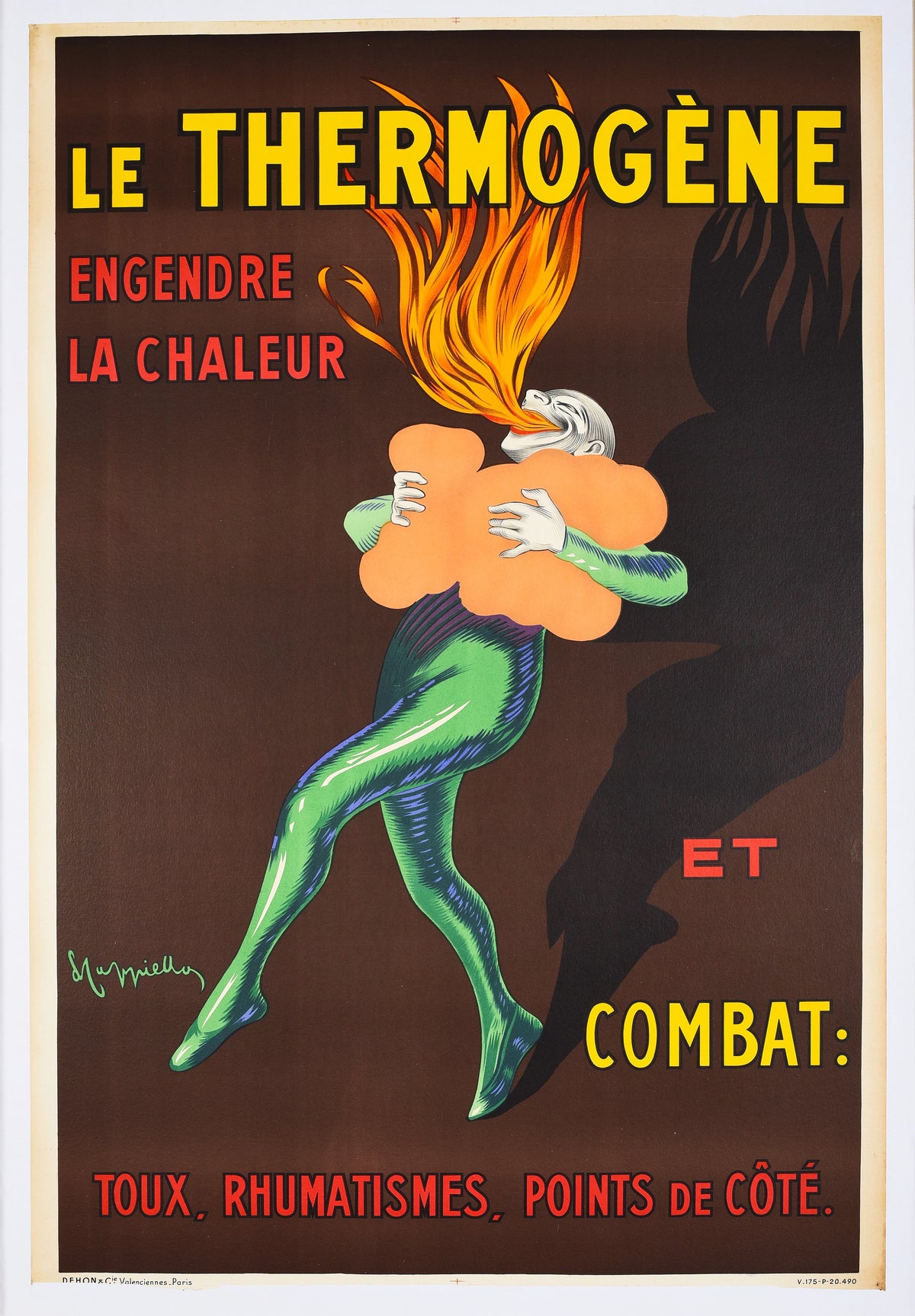 Thermogene by Leonetto Cappiello - Authentic Vintage Poster