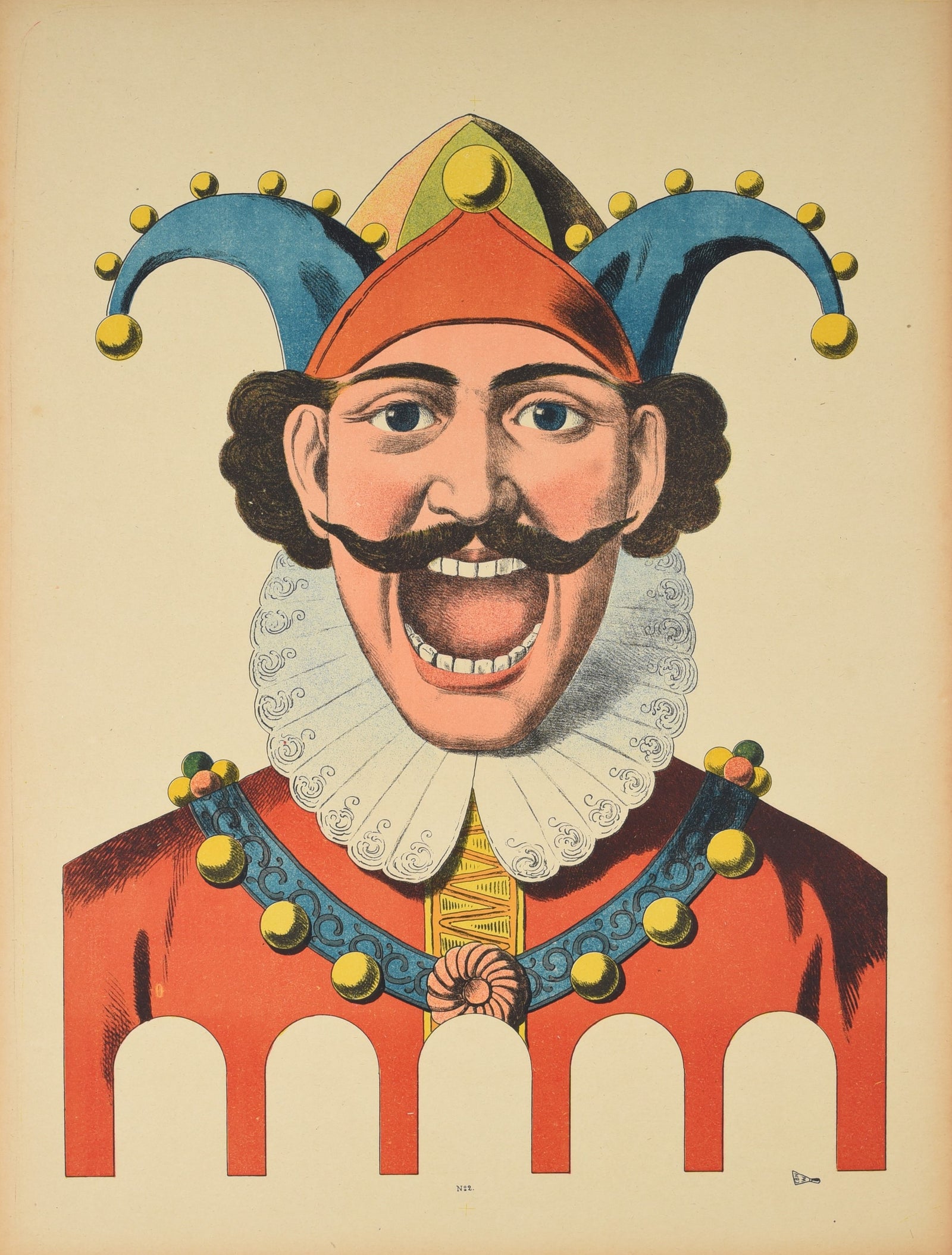Wissembourg, Jester N°2 - Authentic Vintage Poster