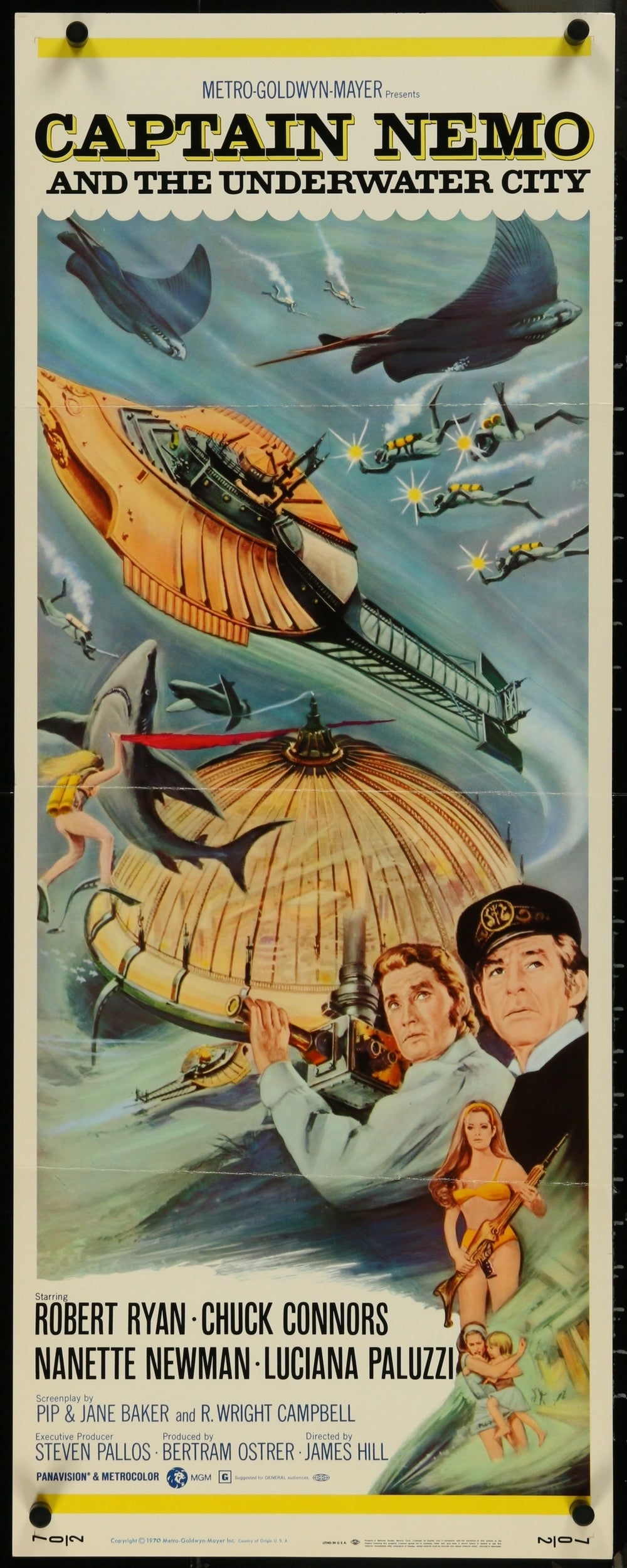 Captain Nemo and the Underwater City - Authentic Vintage Poster