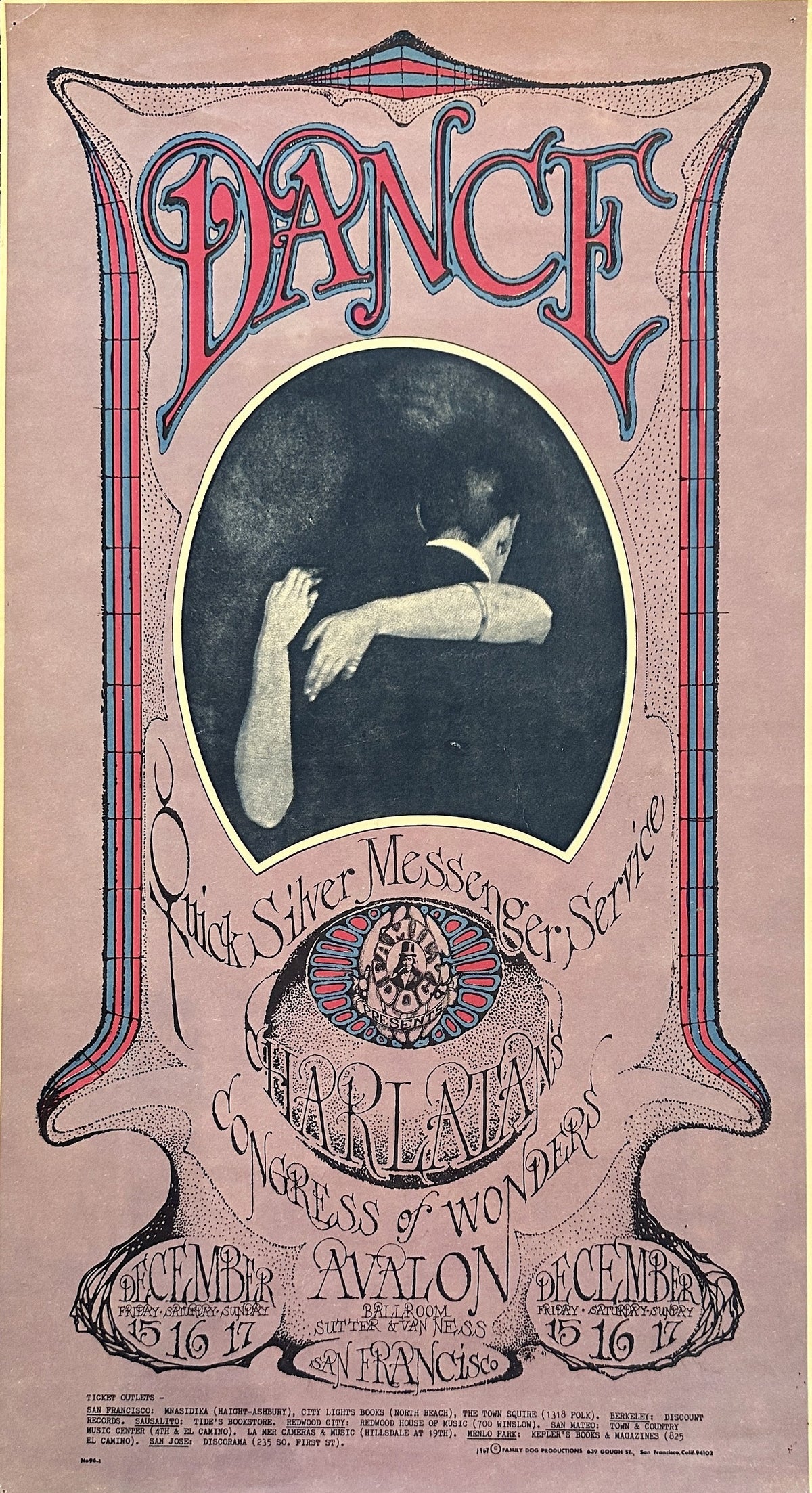 Quicksilver Messenger Service, FD-96 - Authentic Vintage Poster