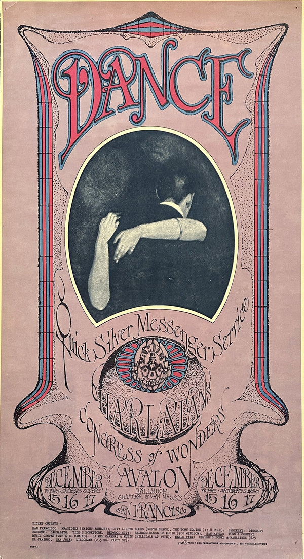 Quicksilver Messenger Service, FD-96 - Authentic Vintage Poster