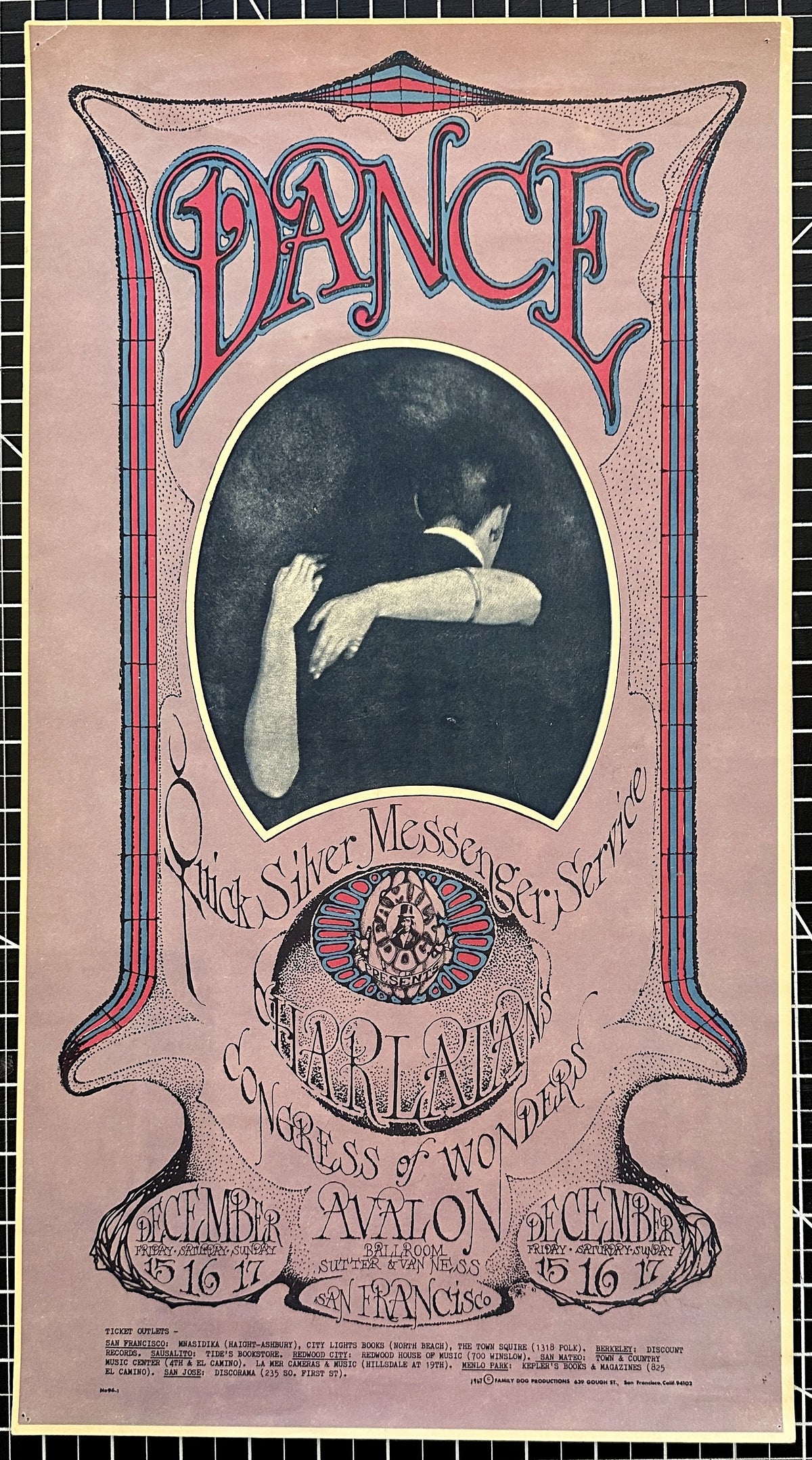 Quicksilver Messenger Service, FD-96 - Authentic Vintage Poster