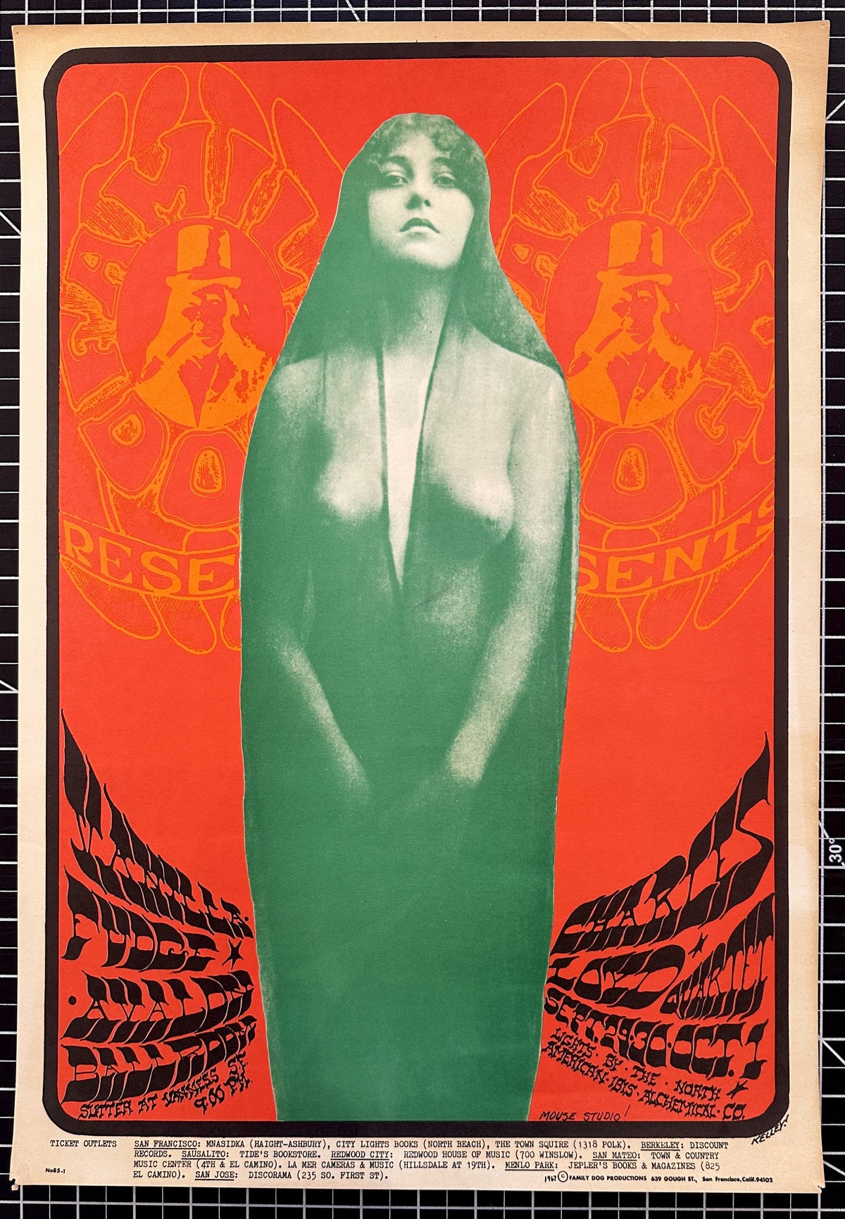 Vanilla fudge fd-85 - Authentic Vintage Poster