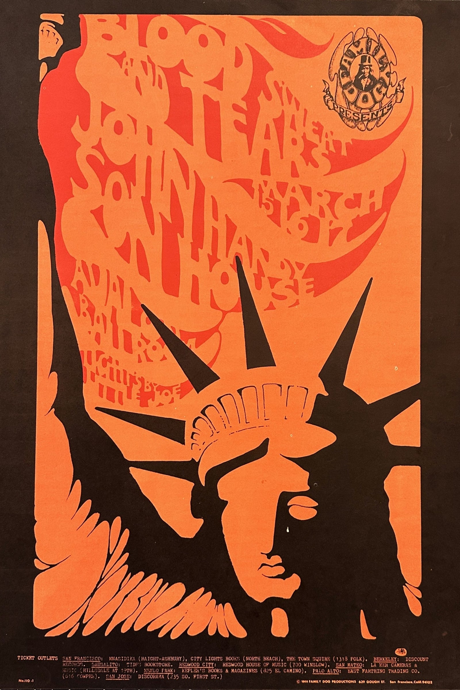 Blood sweat and tears - Authentic Vintage Poster