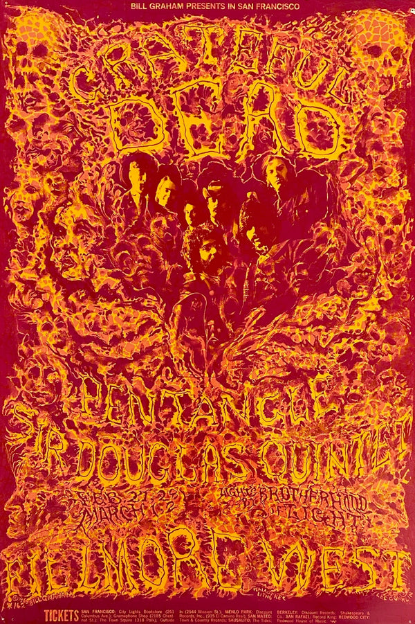 Grateful Dead, BG-162 - Authentic Vintage Poster