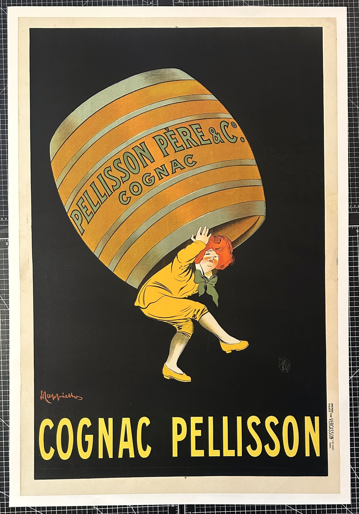 Cognac Pellisson by Leonetto Cappiello - Authentic Vintage Poster