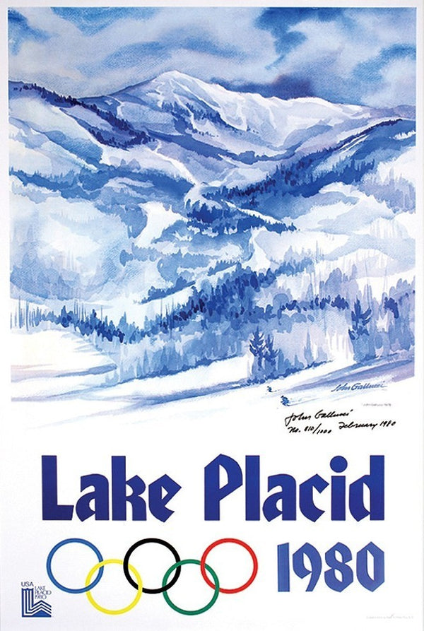 Winter Olympics, Lake Placid - Authentic Vintage Poster