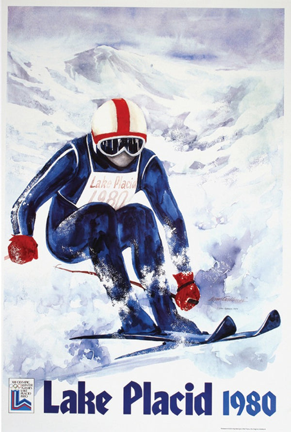 Winter Olympics, Lake Placid - Authentic Vintage Poster