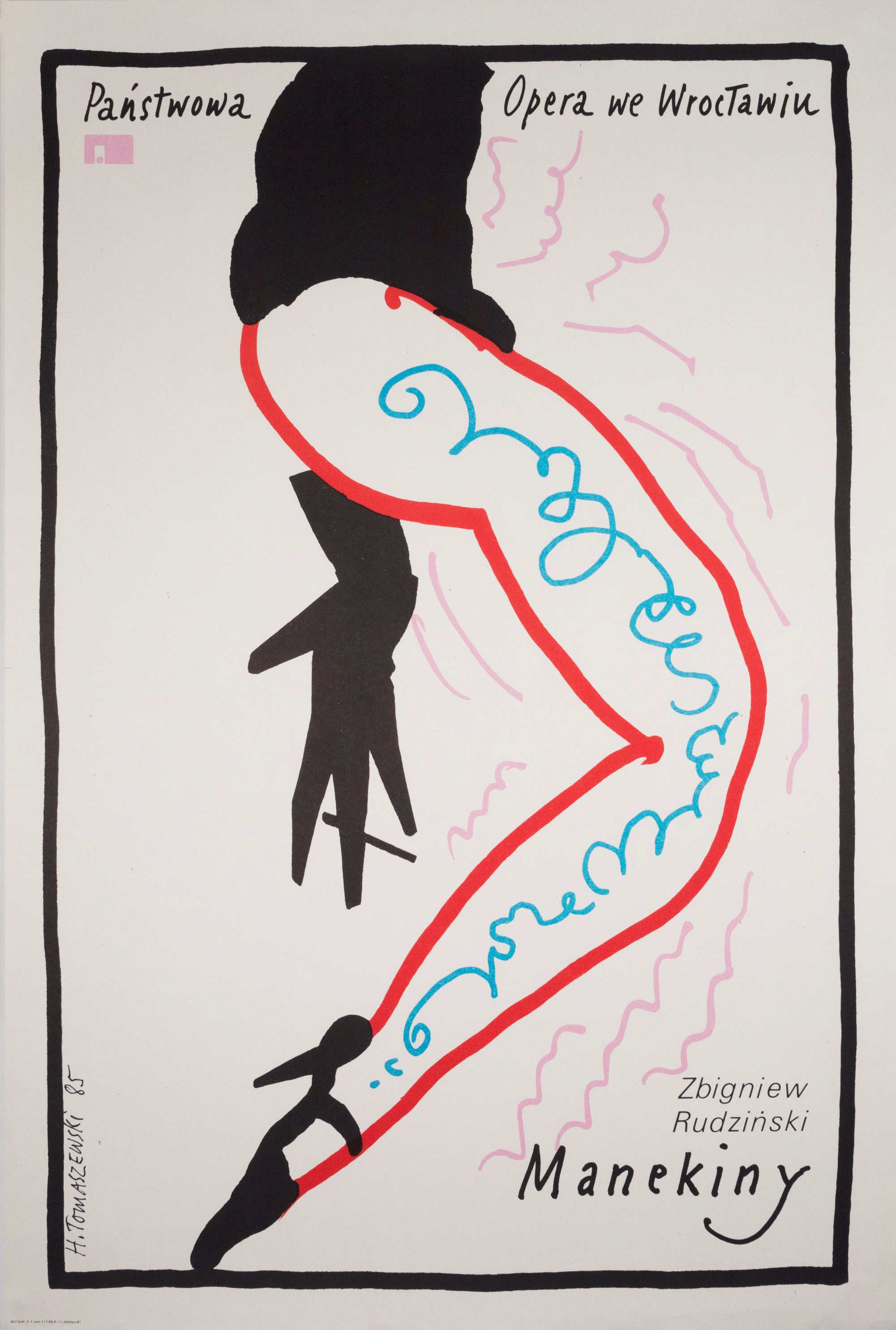 Mannequins - Wrocław State Opera - Authentic Vintage Poster