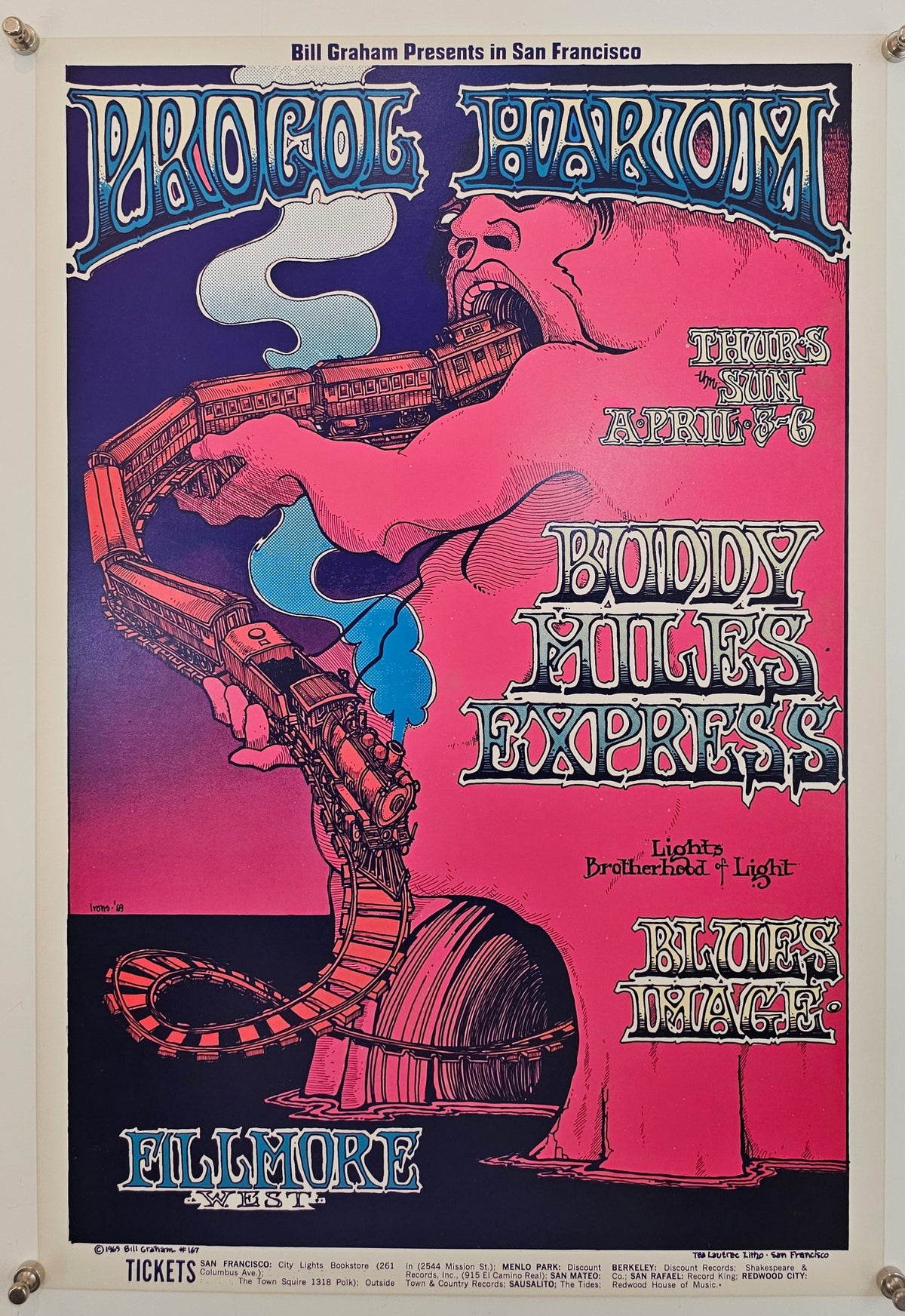 Buddy Miles by Greg Irons (Re-Issue) - Original Vintage Poster