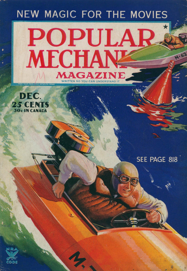 New Magic- Popular Mechanics - Authentic Vintage Cover Art