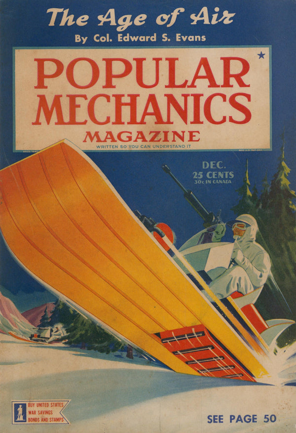 Age of Air- Popular Mechanics - Authentic Vintage Cover Art