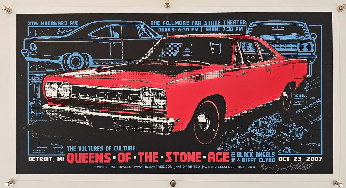 Queens Of The Stone Age by Tidwell, Detroit, 2007 - detail 2