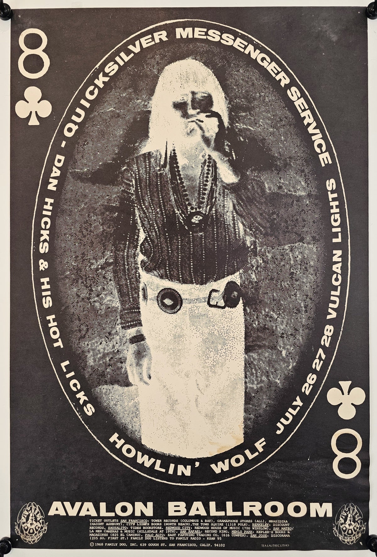 Quicksilver, Howlin' Wolf (FD-130-1) - Original Vintage Poster