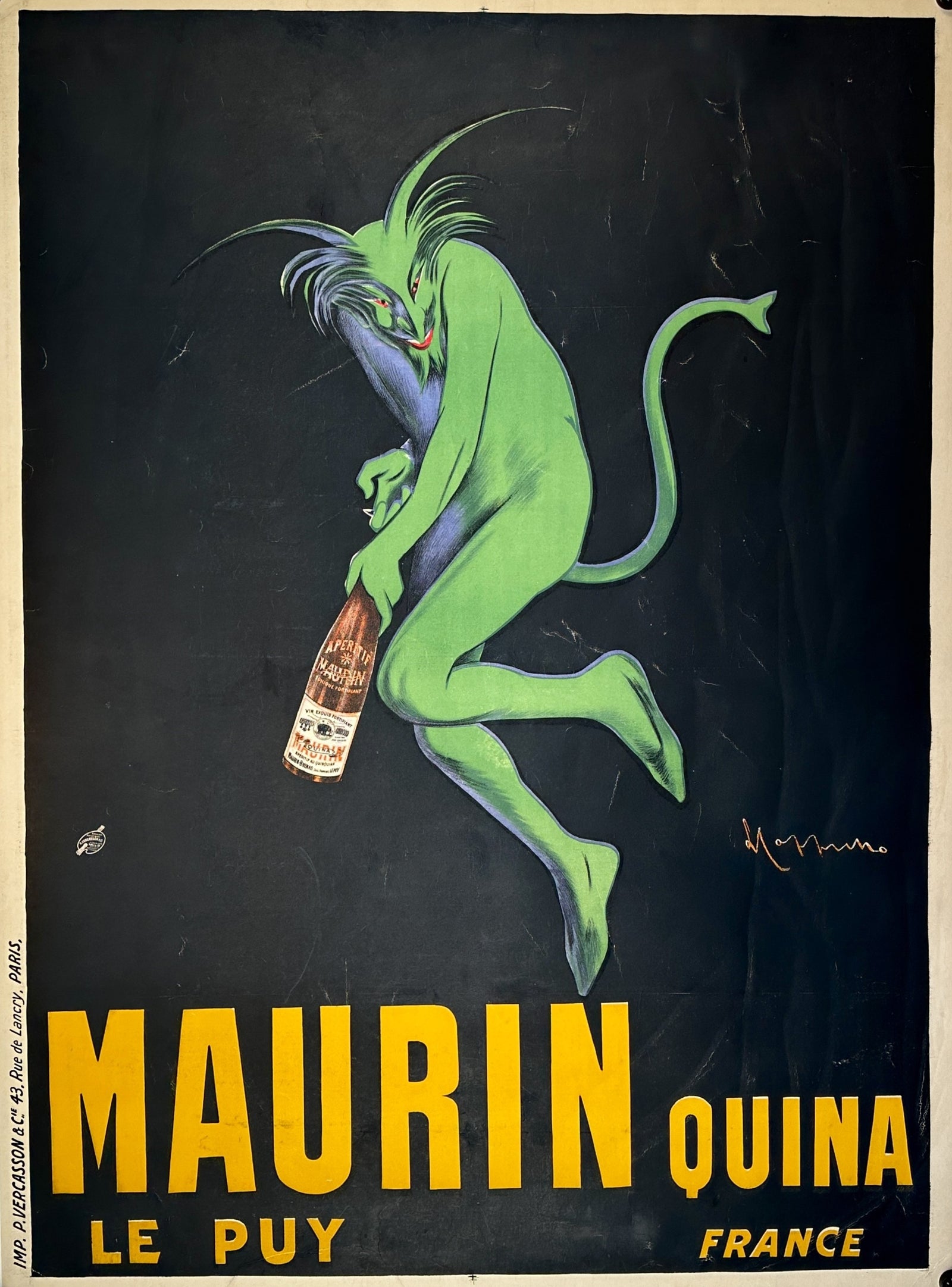 Maurin Quina by Leonetto Cappiello - Authentic Vintage Poster