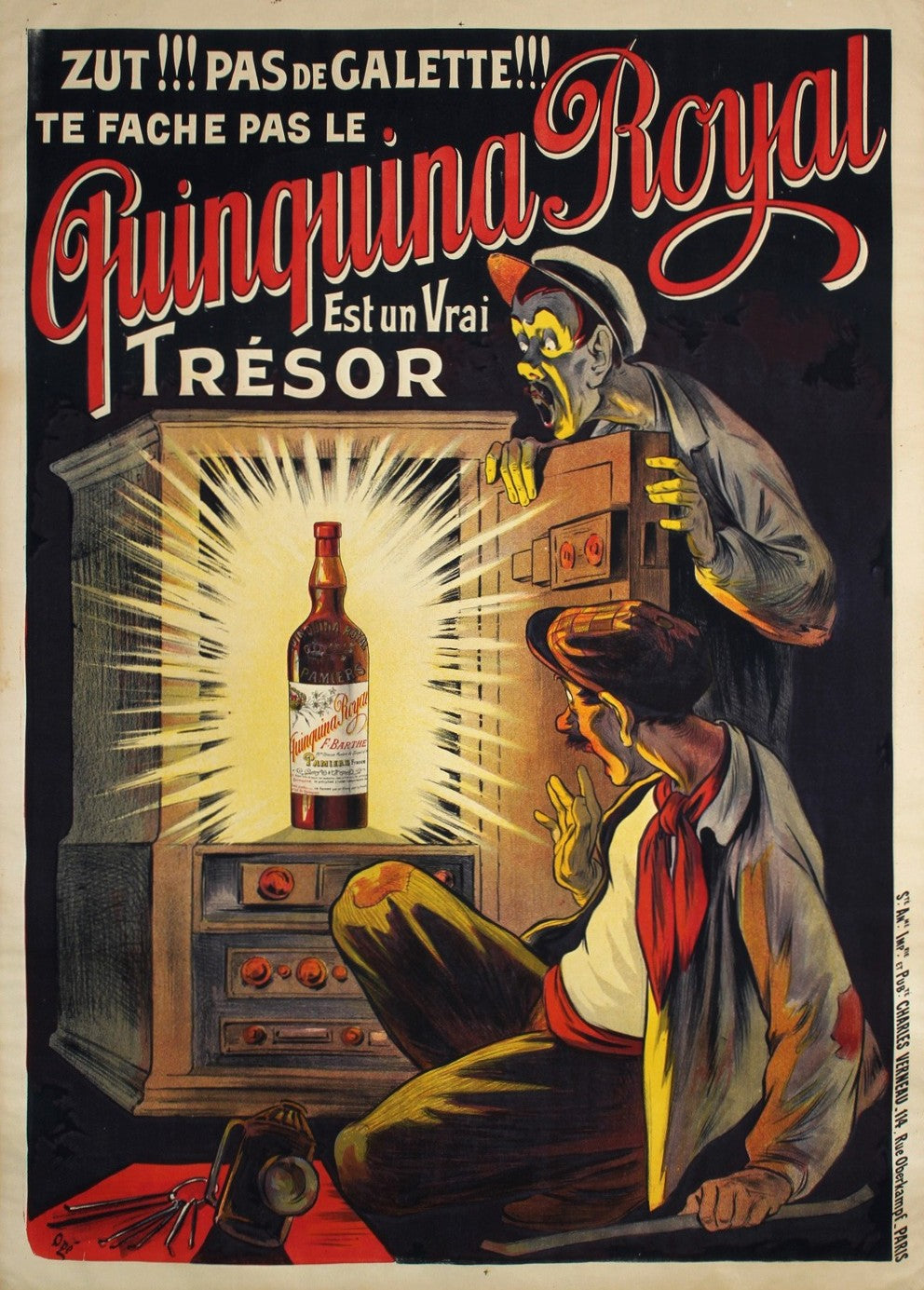 Quinquina Royal by Eugene Ogé - Authentic Vintage Poster