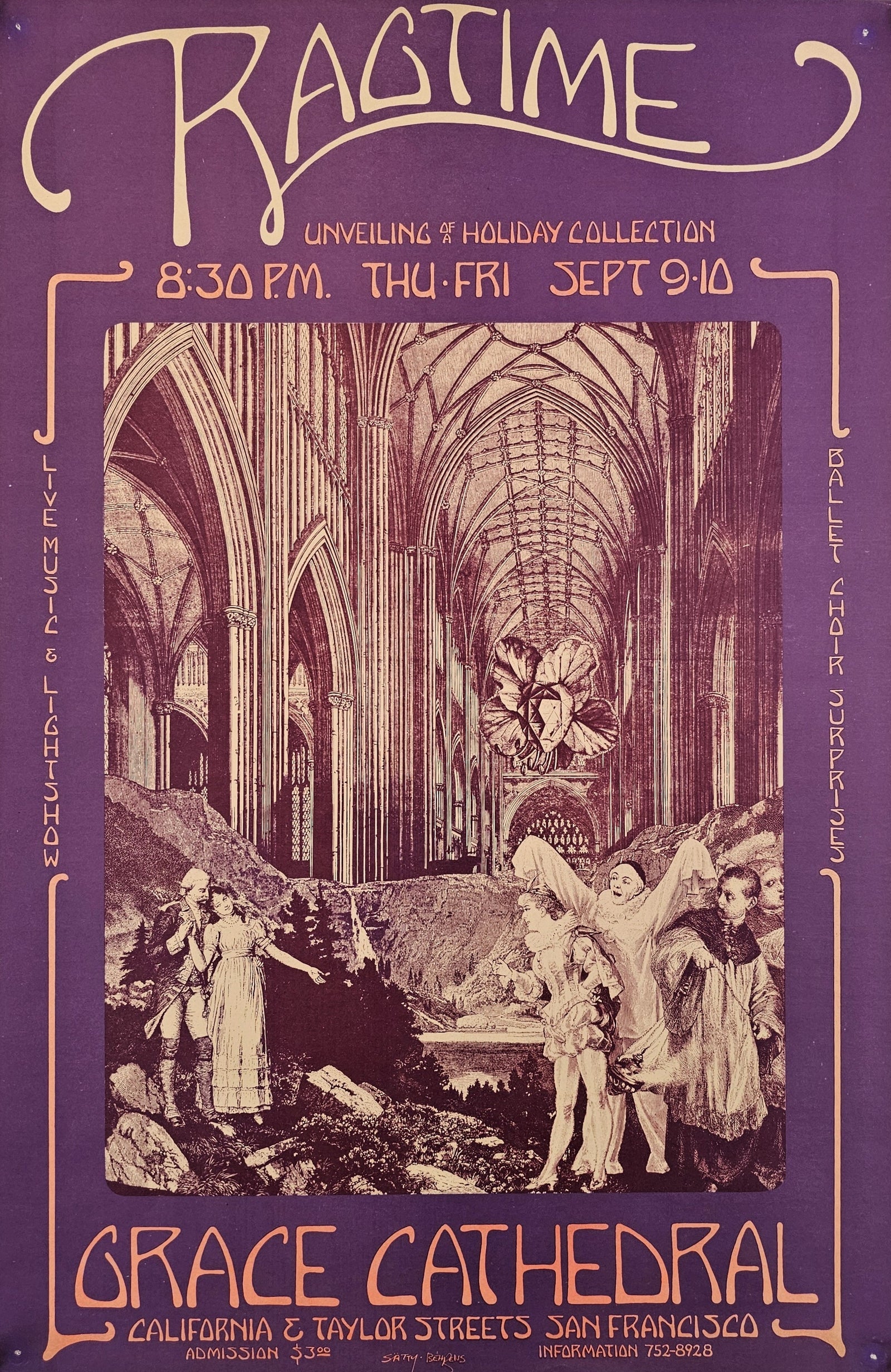 Ragtime Fashion Show  - Original Vintage Poster