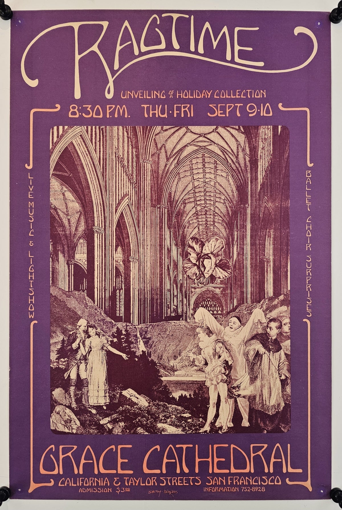 Ragtime Fashion Show  - Original Vintage Poster
