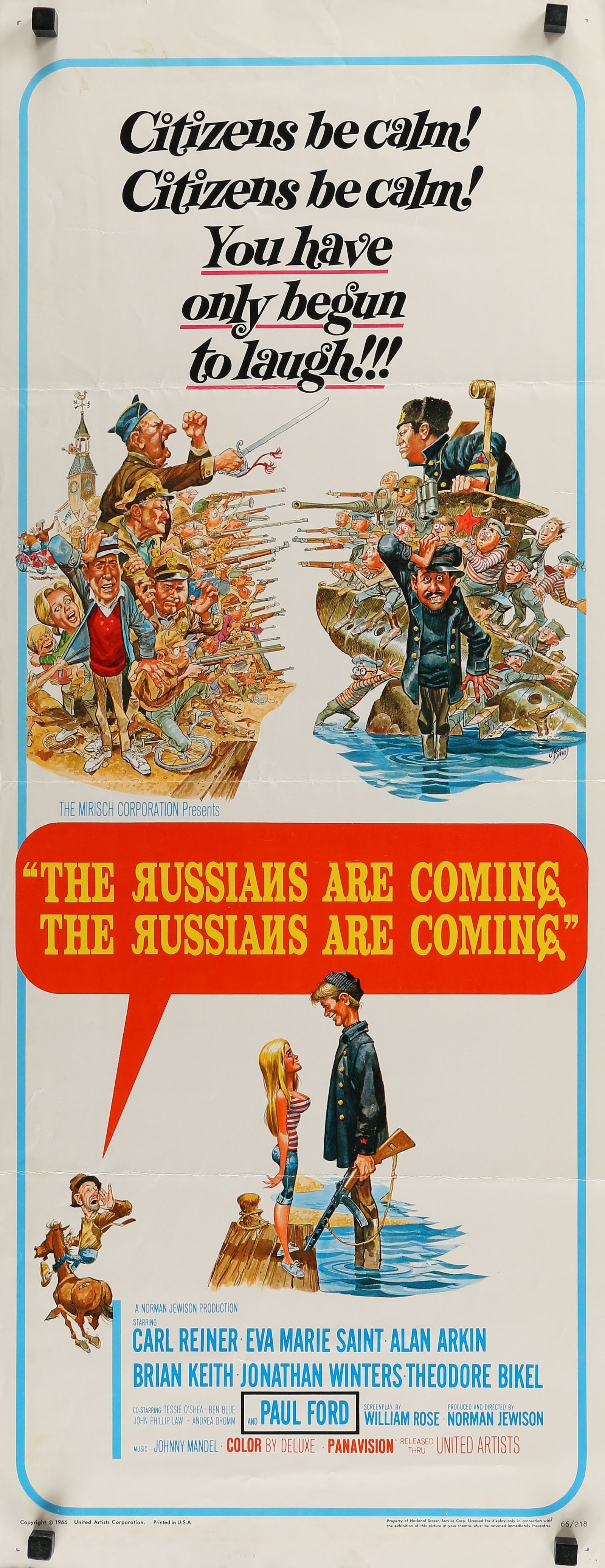 The Russians Are Coming! - Authentic Vintage Poster