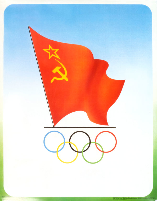 1980 Summer Olympics, Moscow - Authentic Vintage Poster
