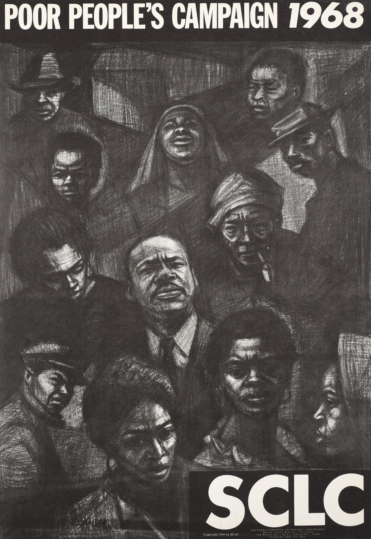 MLK Poor People's Campaign - Authentic Vintage Poster