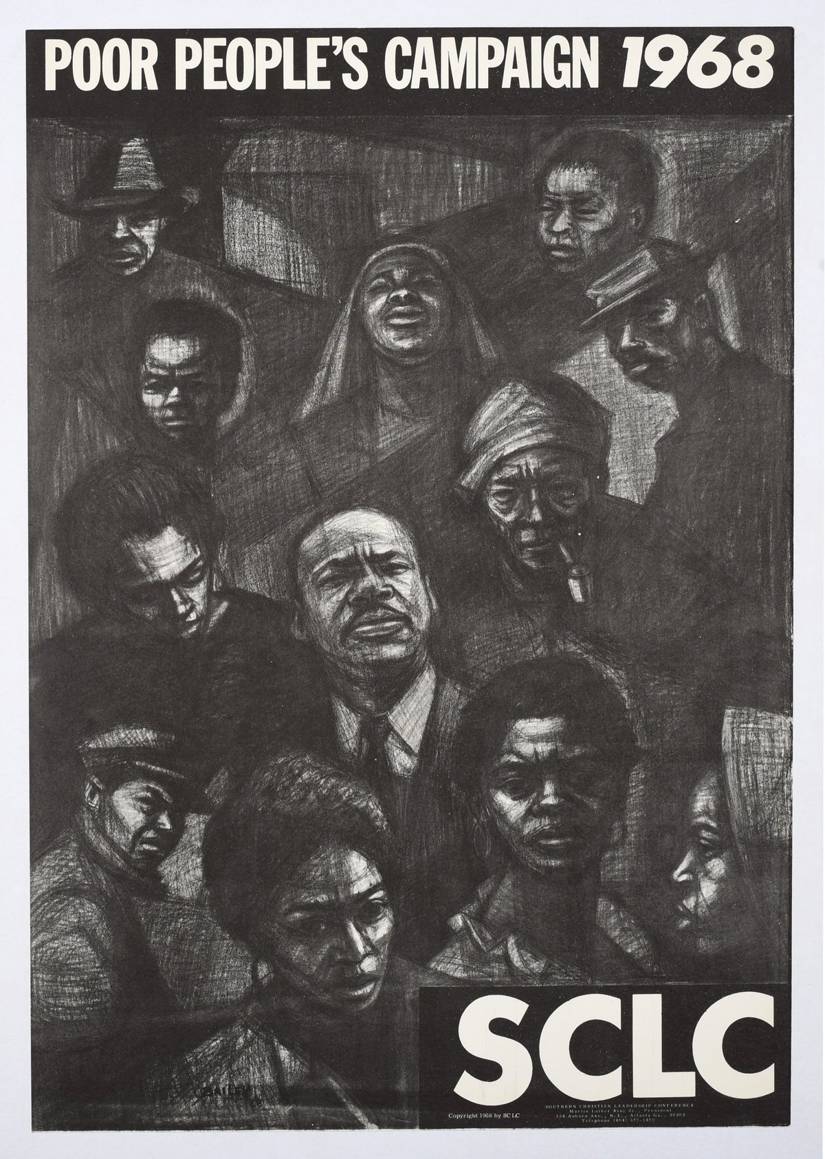 MLK Poor People's Campaign - Authentic Vintage Poster