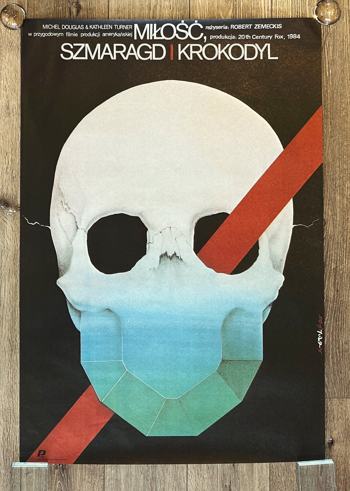 Romancing the Stone, Polish Release Poster - Authentic Vintage Posters
