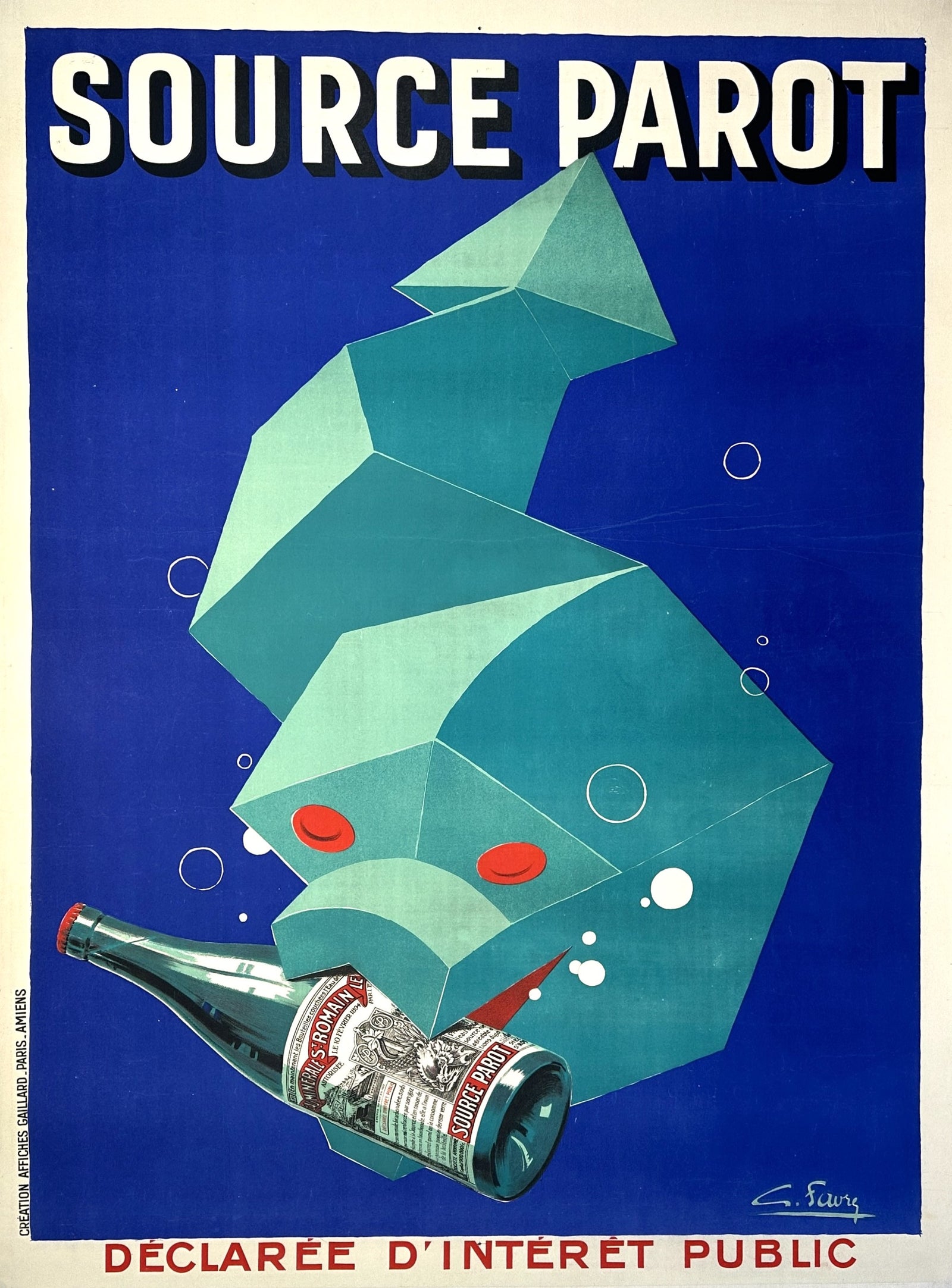 Source Parot - Authentic Vintage Poster