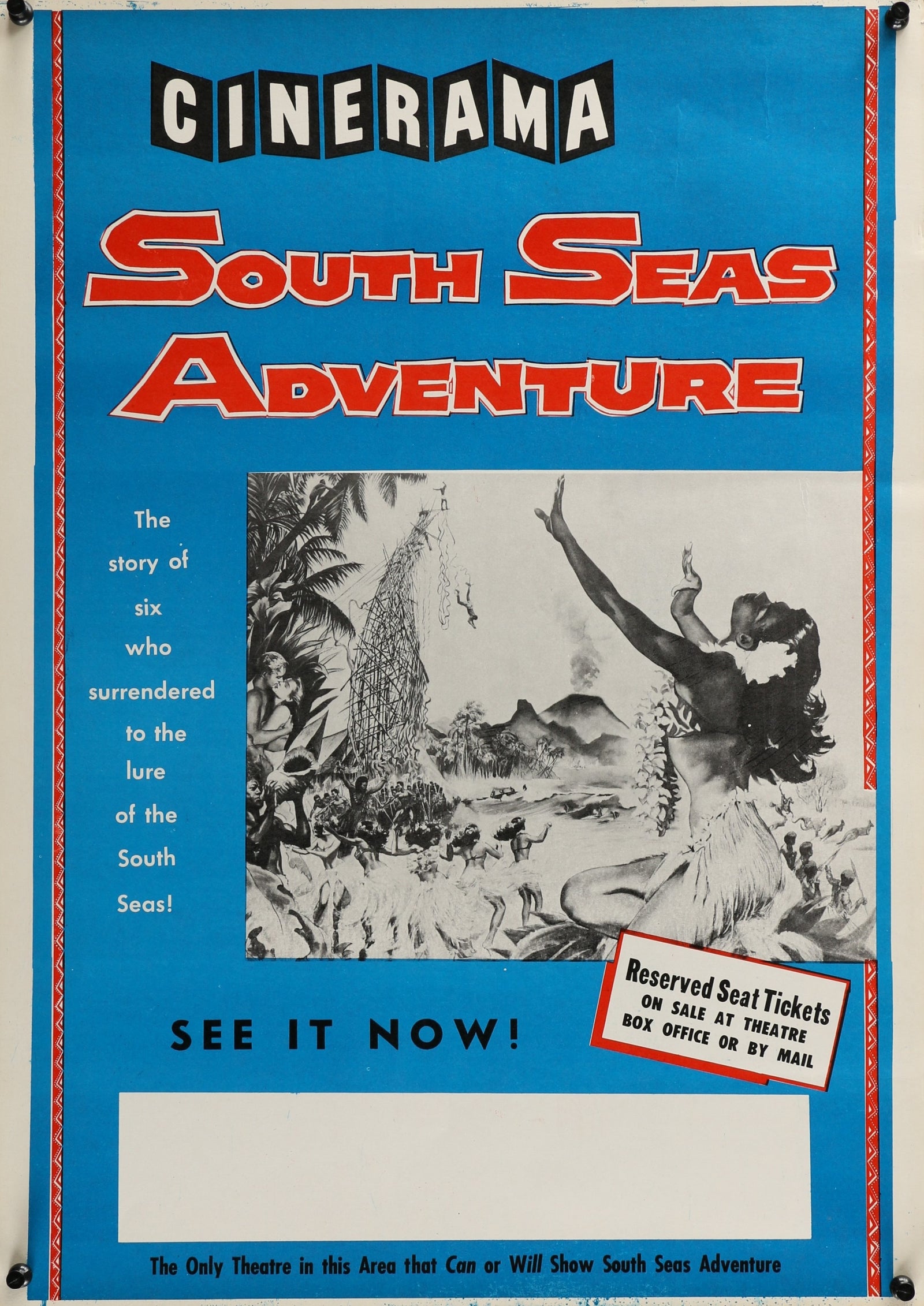 South Seas Adventure - Authentic Vintage Poster