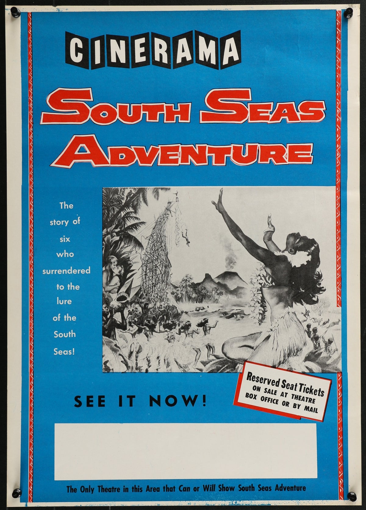 South Seas Adventure - Authentic Vintage Poster