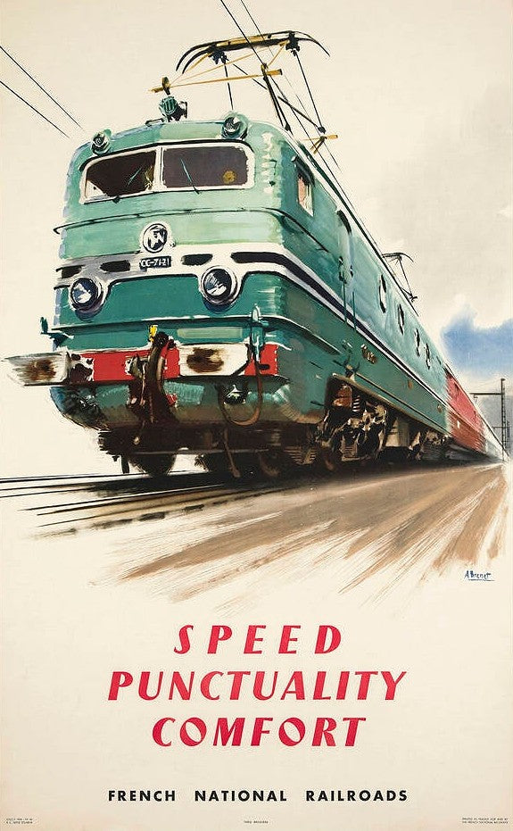 French National Railroads, SNCF - Authentic Vintage Poster