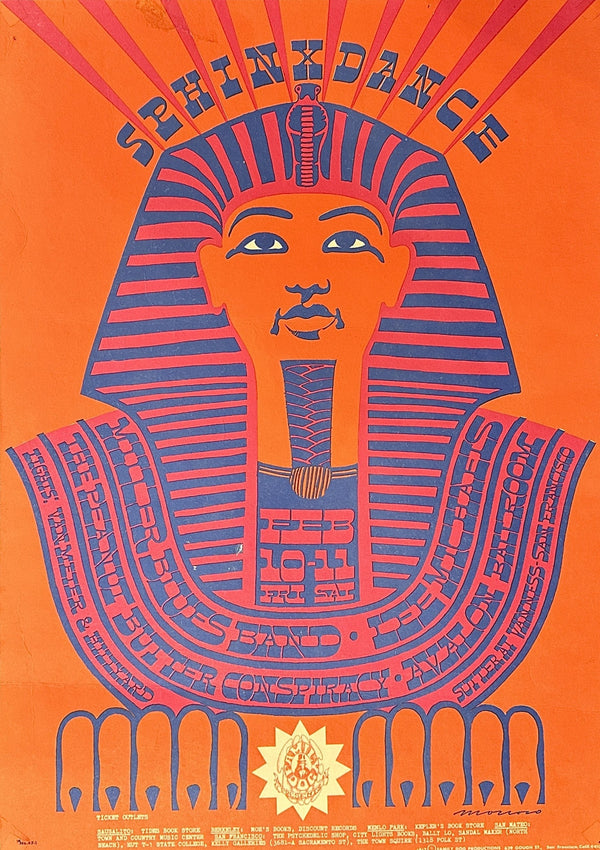 Miller Blues Band by Victor Moscoso, FD-47 - Original Vintage Poster