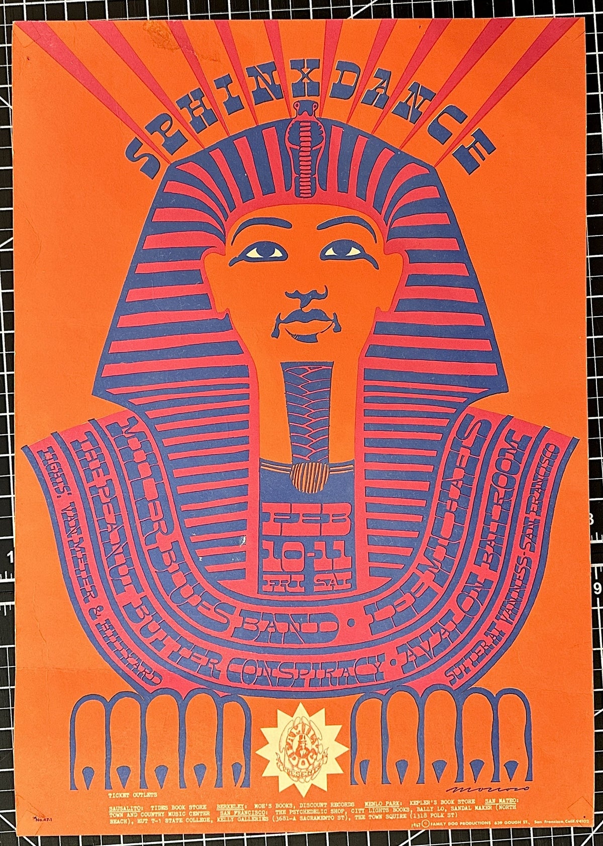 Sphinx Dance by Moscoso, FD-47 - Original Vintage Poster