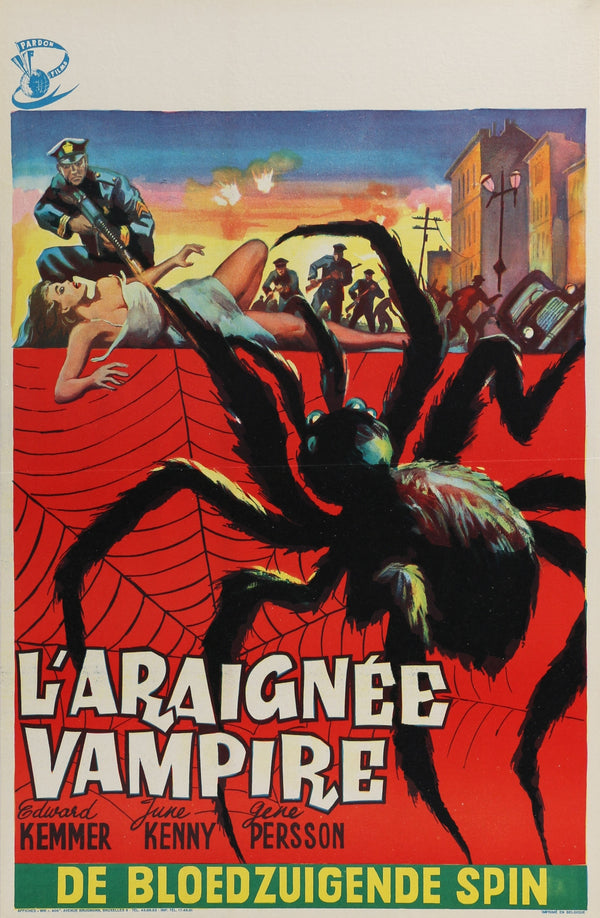 Vampire Spider, Belgian Release - Authentic Vintage Poster