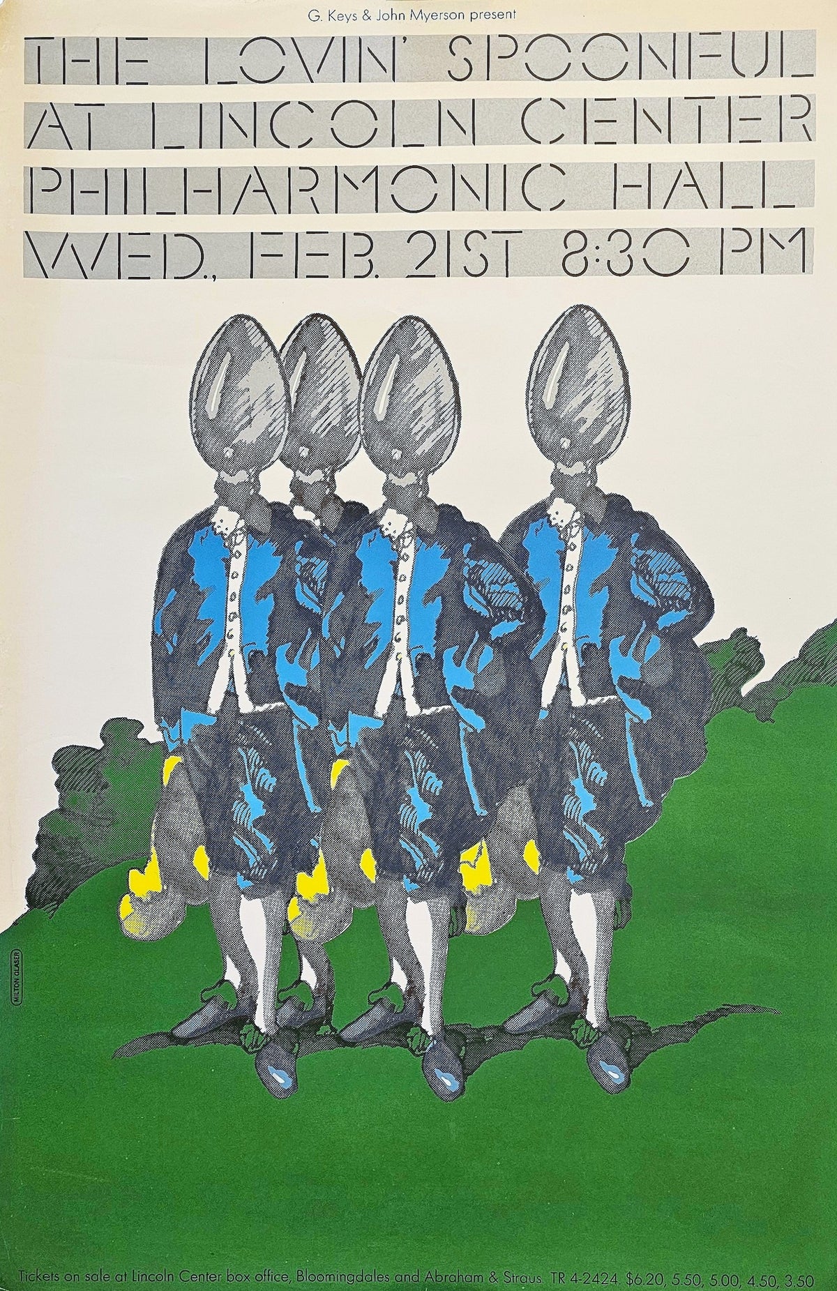 The Lovin' Spoonful, Lincoln Center Poster - Authentic Vintage Posters