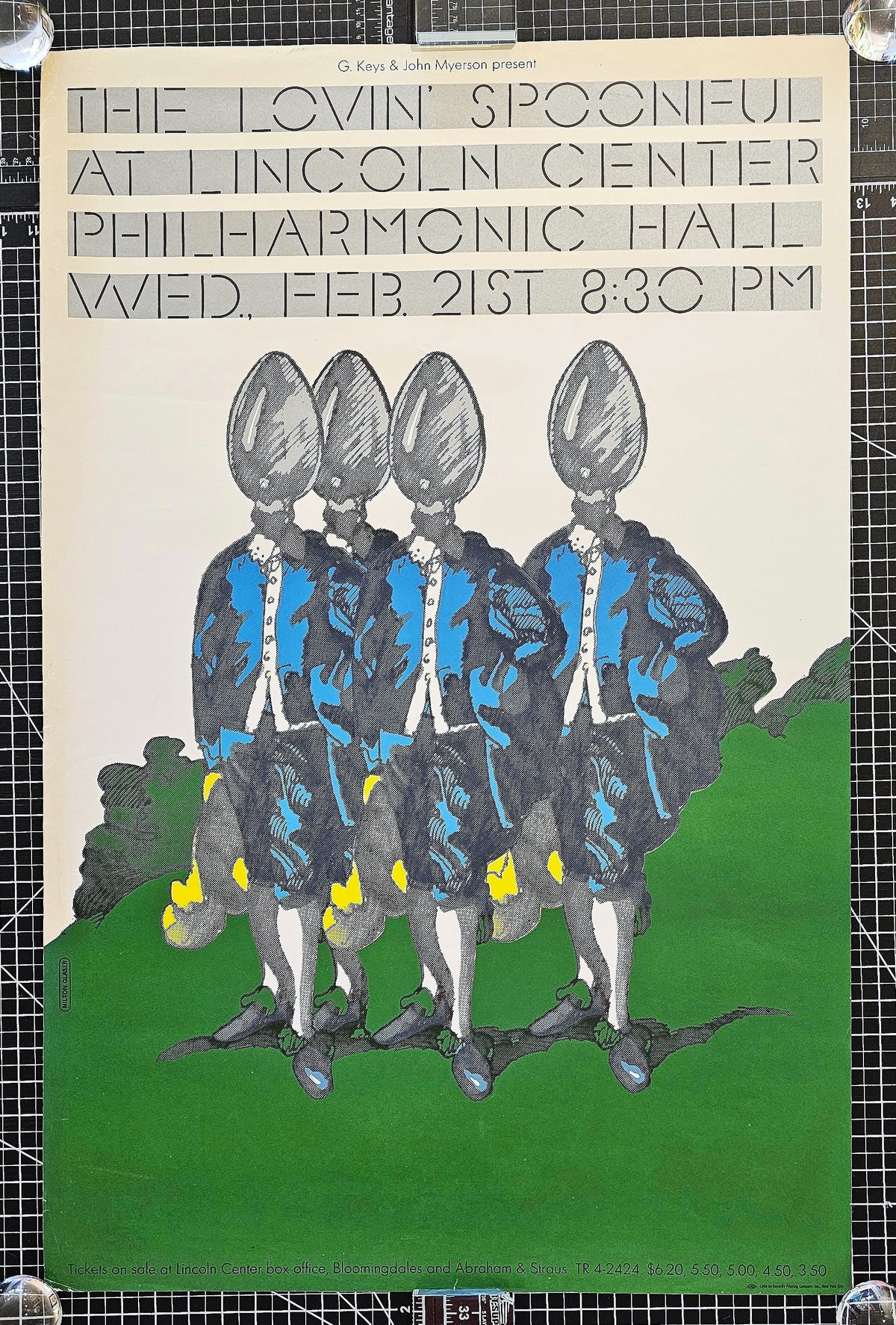 The Lovin' Spoonful, Lincoln Center Poster - Authentic Vintage Posters
